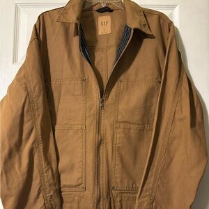 Gap Tan Jacket Size Medium Lightweight Casual Outerwear